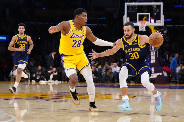 Rui Hachimura described the mood in the #Lakers locker room following their loss to the Warriors. lakersnation.com/rui-hachimura-…
