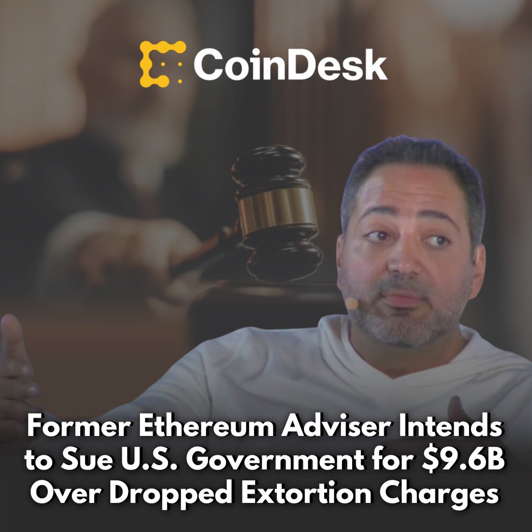 For the first time since @CoinDesk’s sole article last year on my prosecution that threatened all of crypto, they reported yesterday on my freshly filed government lawsuit. The narrative has flipped, forcing those who bought into the negative image of me to face reality.…