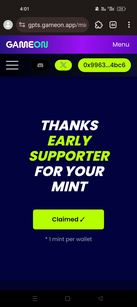 GET IN THE $GAME at gpts.gameon.app