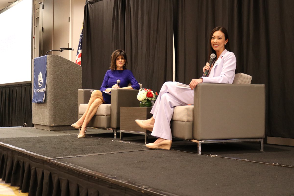 Safety, streets and economic development. That was Wichita Mayor Lily Wu’s primary focus during the Chamber Issue Forum today at DoubleTree by Hilton Wichita Airport. The Chamber’s advocacy efforts could not happen without the collaboration of our elected officials like Mayor Wu.