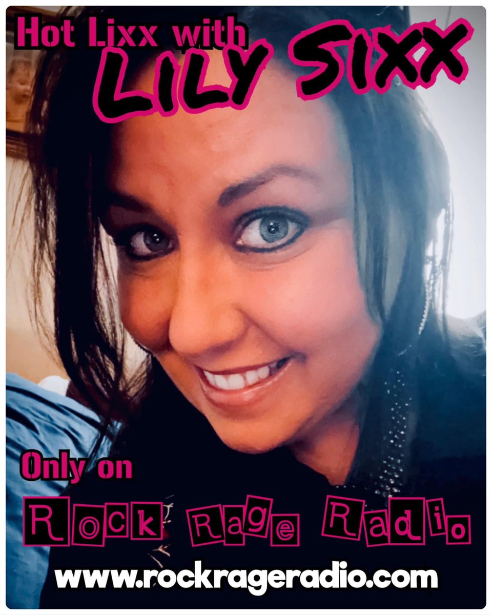 Always appreciate Hot Lixx with Lily Sixx supporting us! She’s a true rock and roll star!!! 🤩 Tune in to her show for some awesome interviews and discover new music!!!! Rockrageradio.com