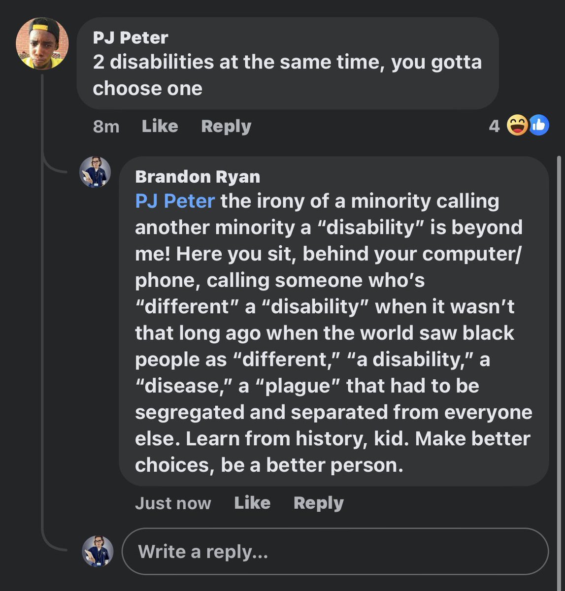 This kid needs to get hit in the face with a history book…and a bowling ball. #minority #transgender #lgbtqia #blackminorities #africanamericans #IG  #history #facst #learnhistory #dobetter