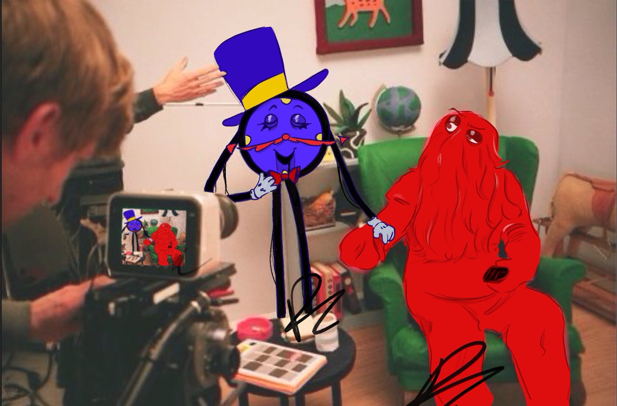 Drew over a screenshot #dhmis #dhmistony #dhmisredguy