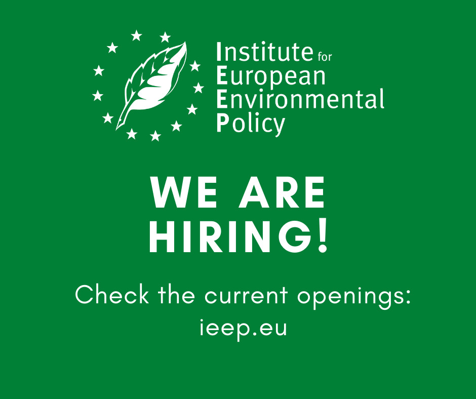 🚨 Before the weekend starts... don't forget to apply We are looking for an experienced policy analyst to join our CAP and Food team 👇 ieep.eu/news/vacancy-s… 🗓️ Deadline for application: 26 April