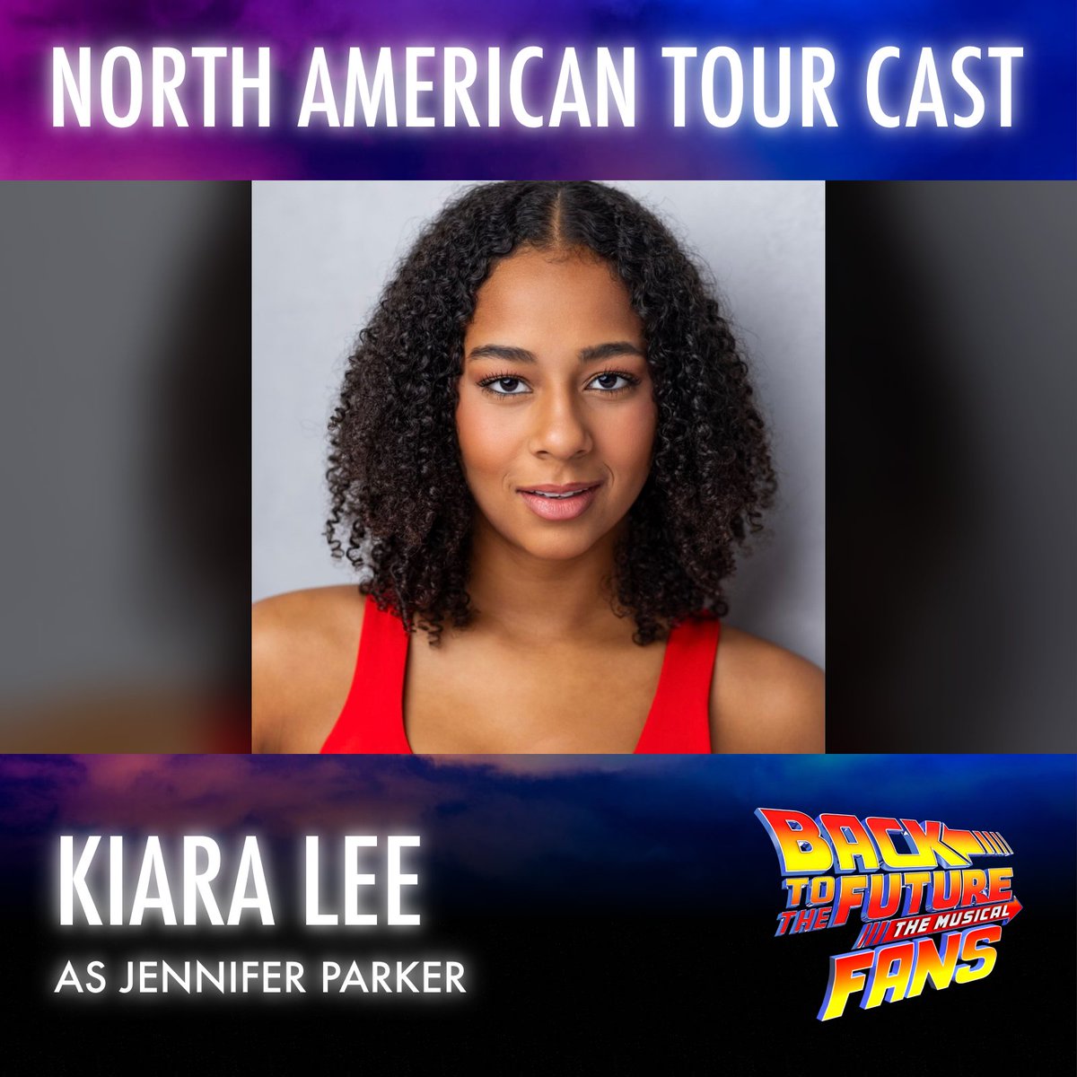 The Chamber of Commerce welcomes Kiara to Hill Valley! 💐

Introducing Kiara Lee as #JenniferParker for the @BTTFBway North American Tour Cast 😍

🎟 Dates, venues and tickets at backtothefuturemusical.com/northamerica

#bttfbway #bttfbroadway #backtothefuturebroadway #broadway #bttftour