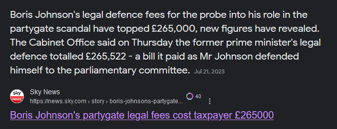 @ScotTories You halfwits are unbelievable:

Taxpayer-funded legal bills:
@BorisJohnson x1 MP legal bill £265,522
@theSNP x107 MPs legal bill £10,000