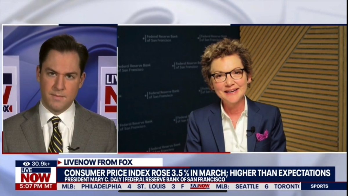 During my interview with @LiveNowFOX yesterday, I said we remain resolute to bring inflation down to 2%. It’s more than just a number, it’s a commitment. Watch the full interview here: m.youtube.com/watch?v=FrgzpA…