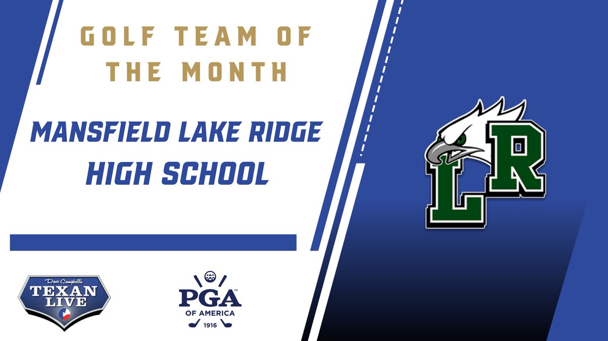 Hey @LakeRidgeEagles! Your golf team is up for @PGA of America Golf Team of the Year! Voting is open and unlimited until Monday, April 15th!   VOTE HERE: texasfootball.com/pga-of-america…  @mansfieldisd @LadyEagleGolf
