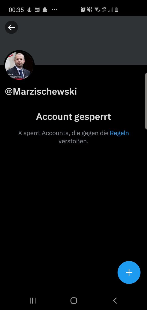 Dear @elonmusk, Can you please unblock Stefan Marzischewski Drewes. He didn't do anything wrong! nice greetings from Germany

Der Regierungskritiker 🙂
In English: The government critic