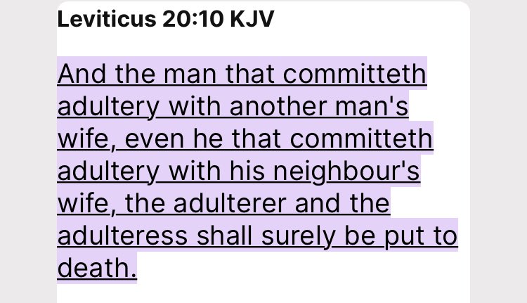 Evangelical77's tweet photo. @ComradeDoyIe Honestly she shouldn’t have committed adultery, God dishes out wrath https://t.co/7M62jTQ8og