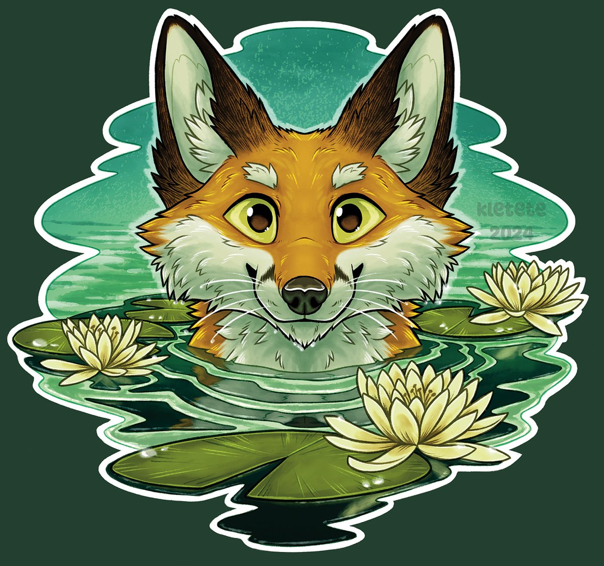 🌊🦊🌾 Stuff with this print currently available at @TheFoxNestStore :)