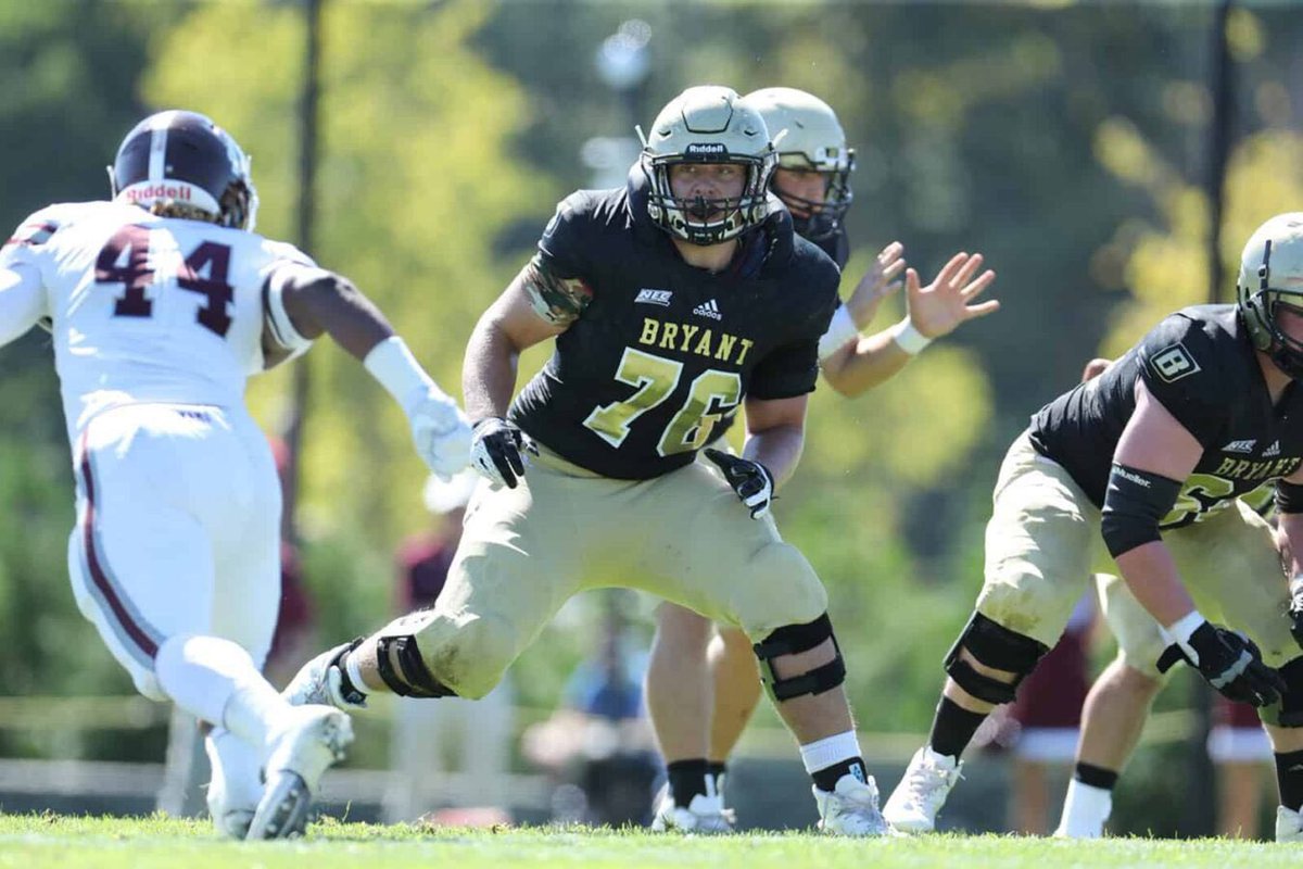 #AGTG After a great conversation with @Coach_McKaig, I’m extremely blessed to receive an offer from Bryant University! @BryantUFootball @CMerrittMT @CoachCiocci @argylegridiron @toddrodgers13 @CoachRudolph @TXCoachGregory
