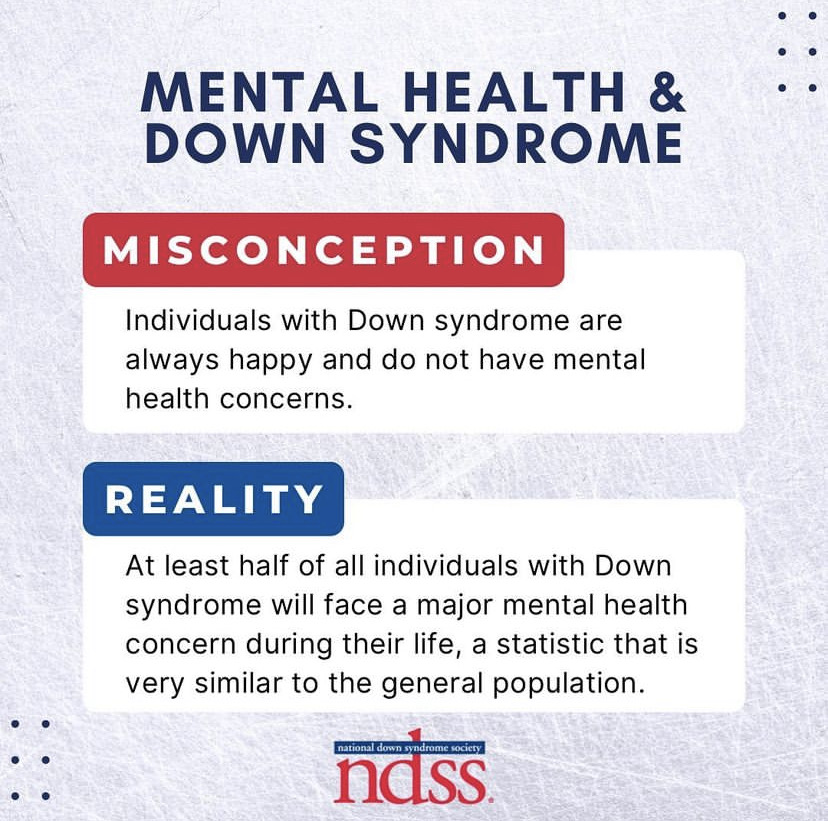 Unfortunately, there are a lot of misconceptions surrounding Down syndrome and mental health. You can join our webinar on Inclusive Mental Healthcare for Individuals with Down syndrome! It's a FREE webinar on April 19th at 12:00 PM ET. Register at us02web.zoom.us/webinar/regist….