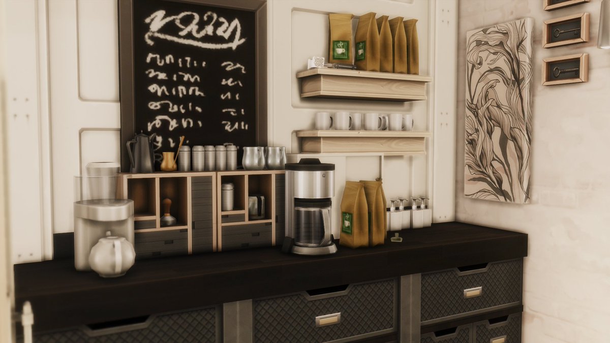 #EApartner - shipping container café ☕️ get together/eco-lifestyle only! @TheSims #TheSims4 #ts4