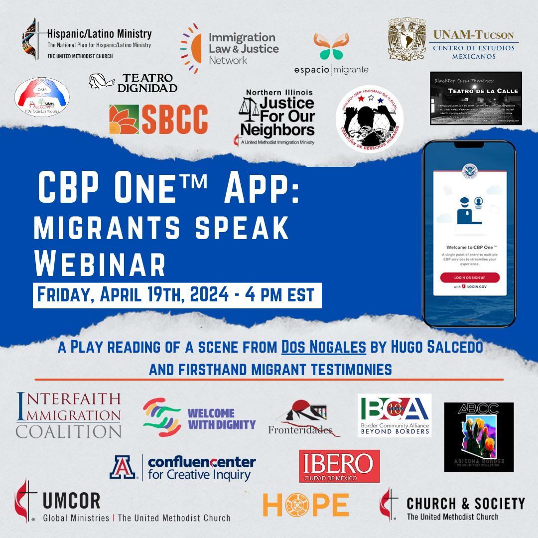 We are pleased to join @iljnetwork & partners on 4/19 @ 4pm ET for '#CBP One App: Migrants Speak.' This webinar reveals the difficulties that asylum seekers face when trying to access the asylum system at the #USMXBorder. Register: bit.ly/CBPOneWebinar #actforasylumseekers