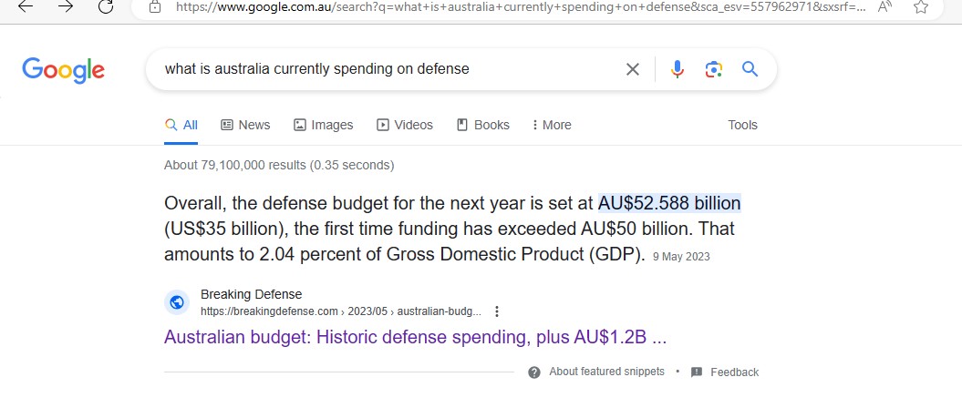 @ArtistAffame #Auspol2024 Yes is a huge housing crisis, with even ppl working finding it difficult to find housing, yet our govt, in the infinite wisdom, is only spending 500 million on housing p.a. and this year spending 52 billion on 'defence,' which is more pressing? I'd say housing.