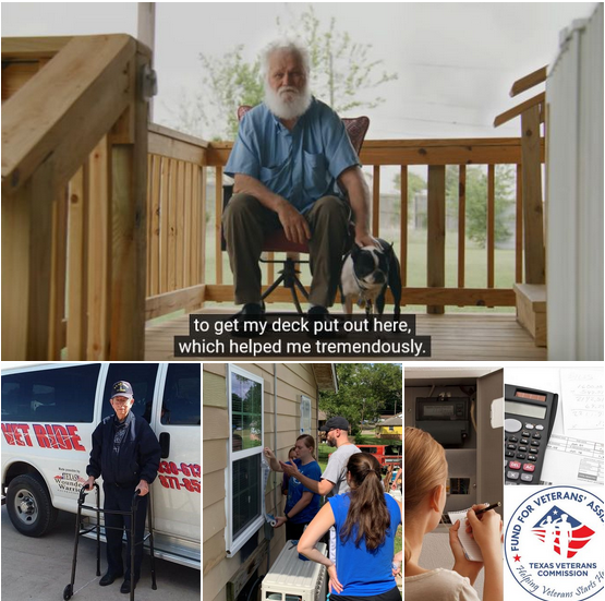 For #TexasVeterans in need, help is available with utilities, housing, home modifications, civil legal matters, clinical counseling, meals, transportation & more. Find services by county at: tvc.texas.gov/directory/dire… Organizations & services listed are awarded TVC grants.