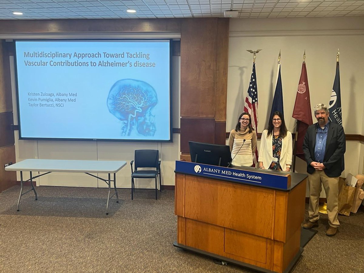 Great panel today <a href="/Albany/">Albany</a> Medical College!
<a href="/Zuloaga_Lab/">Dr. Kristen Zuloaga</a>