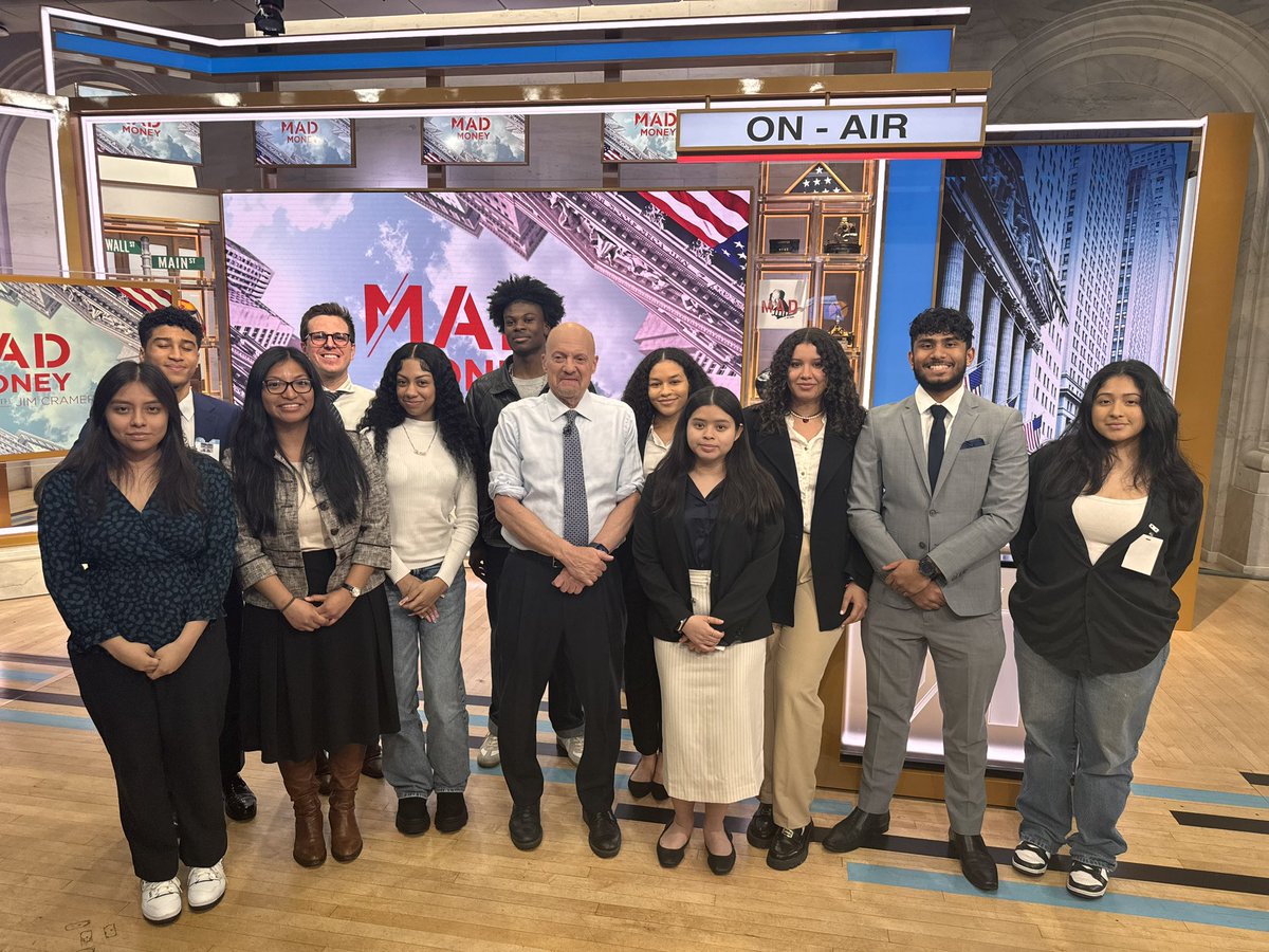 Had some students from the High School of Economics and Finance join us for today’s show… the future is bright!