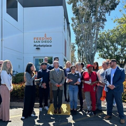 Food insecurity is a problem that @FeedingSanDiego is working to solve. Congratulations on the grand opening of your new Marketplace in Sorento Valley. Team Terra was proud to be with @CMKentLee and other for this very important milestone.