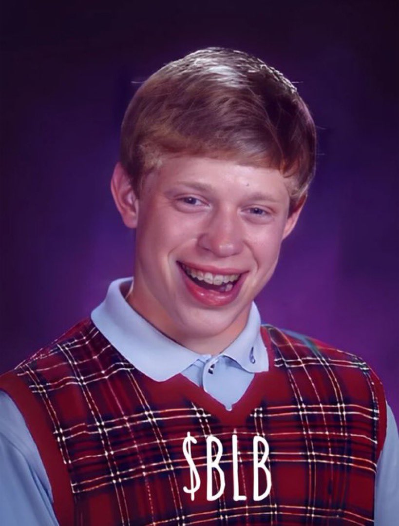 NEW COIN LAUNCH ON PUMPFUN🚀🚀 THE MOST MEMEABLE MEME $BLB 🥇BAD LUCK BRIAN🥇 Follow 👉 @sBadLuckBrian pump.fun/7qX22LXRGwf946… TG: t.me/+X2zjlQn04JI5M… BAD LUCK BRIAN $BLB