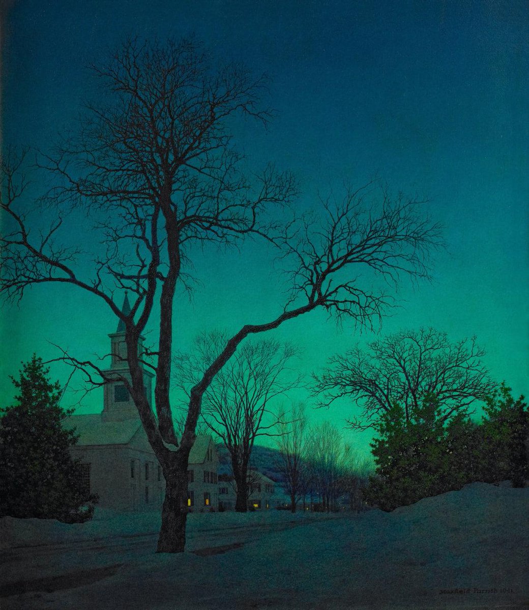 Maxfield Parrish - 'At Dusk' (1941)