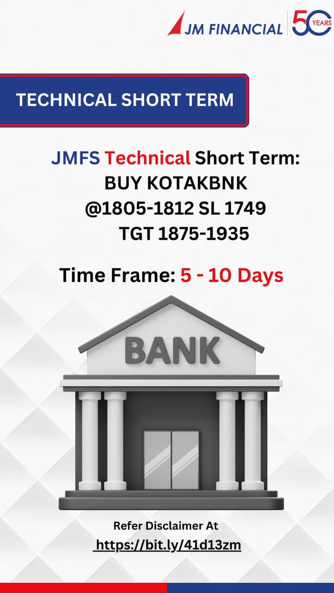 Technical Short term call on Kotak Mahindra Bank Ltd.

#kotakbank #nifty50 #NiftyBank
#Technicalcalls #Equitymarkets

👇👇👇