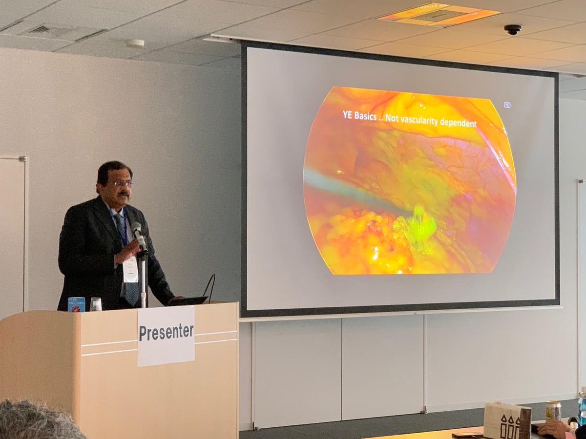 Shared the emerging experience with the new Non Contrast #YellowEnhancement  Technology during the 3rd Annual Meeting of International Society for Fluoroscene Guided Surgery , Asia Pacific Chapter under the stewardship of Prof #TakeakiIshizawa . #ISFGS #Laparoscopy #Olympus