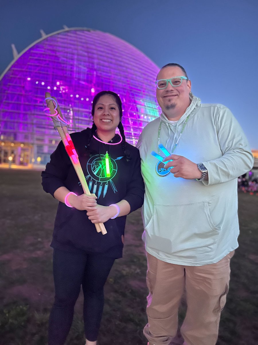 Had a fantastic time with our pre-Indigipop X GLOW STICK BALL sessions at First Americans Museum last night! A great time was had by all! Don't forget we've got youth cosplay stick ball tomorrow! See you all at 10 am! If you still need passes, go to indigpopx.com now!