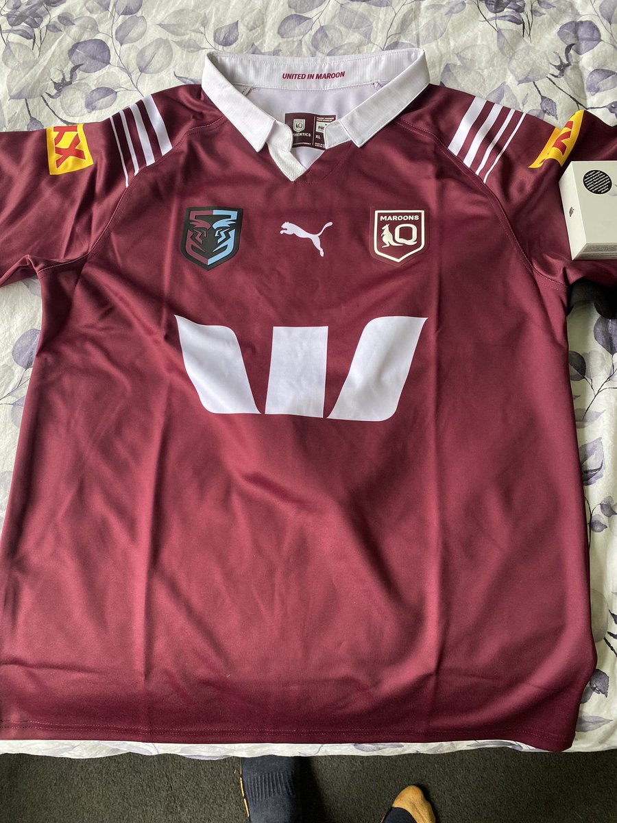 My wife also knows how to shop for me on my Birthday. #maroons4life 
#stateoforigin