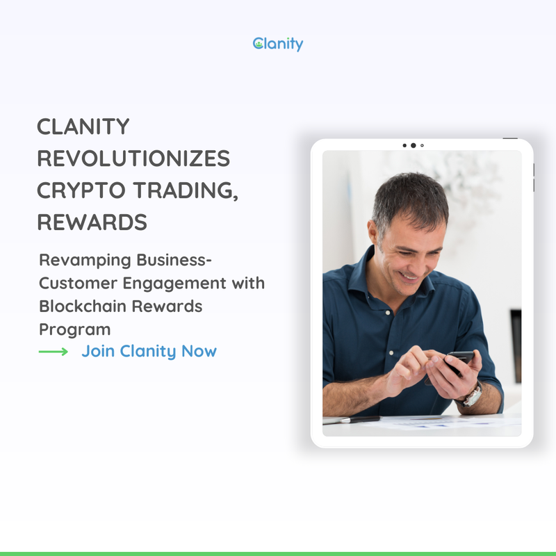 🔥 Exciting news for all crypto enthusiasts! 

Visit clanity.com to learn more about how we're changing the game with blockchain technology. 💡 

#Clanity #Blockchain #CryptoTrading #Cardano #CryptoNews #CryptoCommunity #TechForGood #ChangeMakers #Innovation