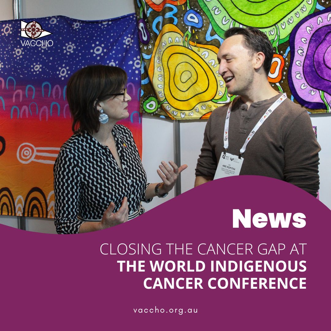 VACCHO was honoured to attend the third World Indigenous Cancer Conference (WICC) hosted by the Victorian Comprehensive Cancer Centre Alliance in Naarm. Read full news story here > buff.ly/3Jd2w1N #VACCHO #LatestNews #CancerJourney #CancerConference
