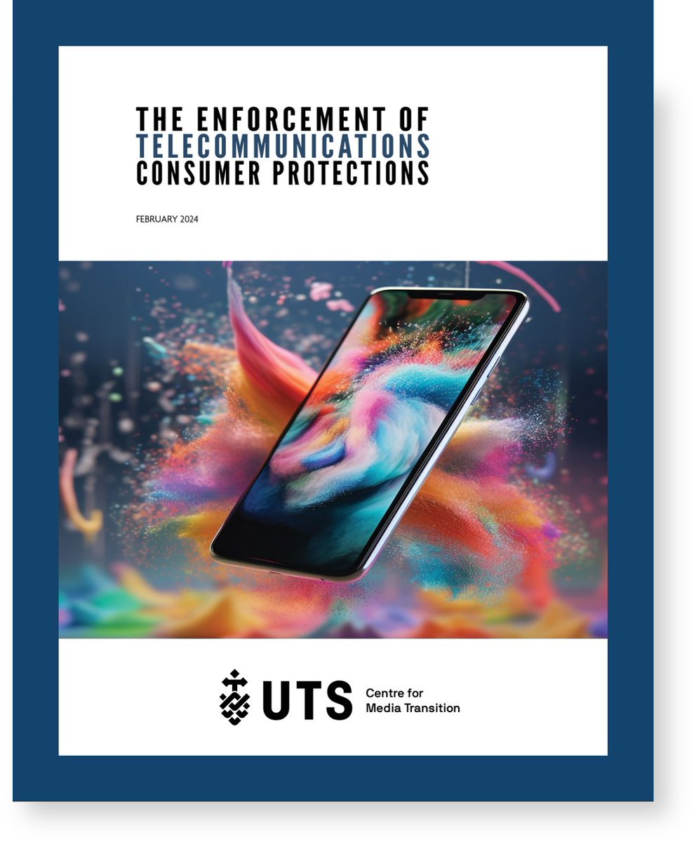 Come join us as we launch our new report, 'The Enforcement of Telecommunications Consumer Protections' via an online webinar with the authors @derekwilding, Karen Lee and Kieran Lindsay at 12pm this Wednesday, 18 April. Register here: shorturl.at/afT57