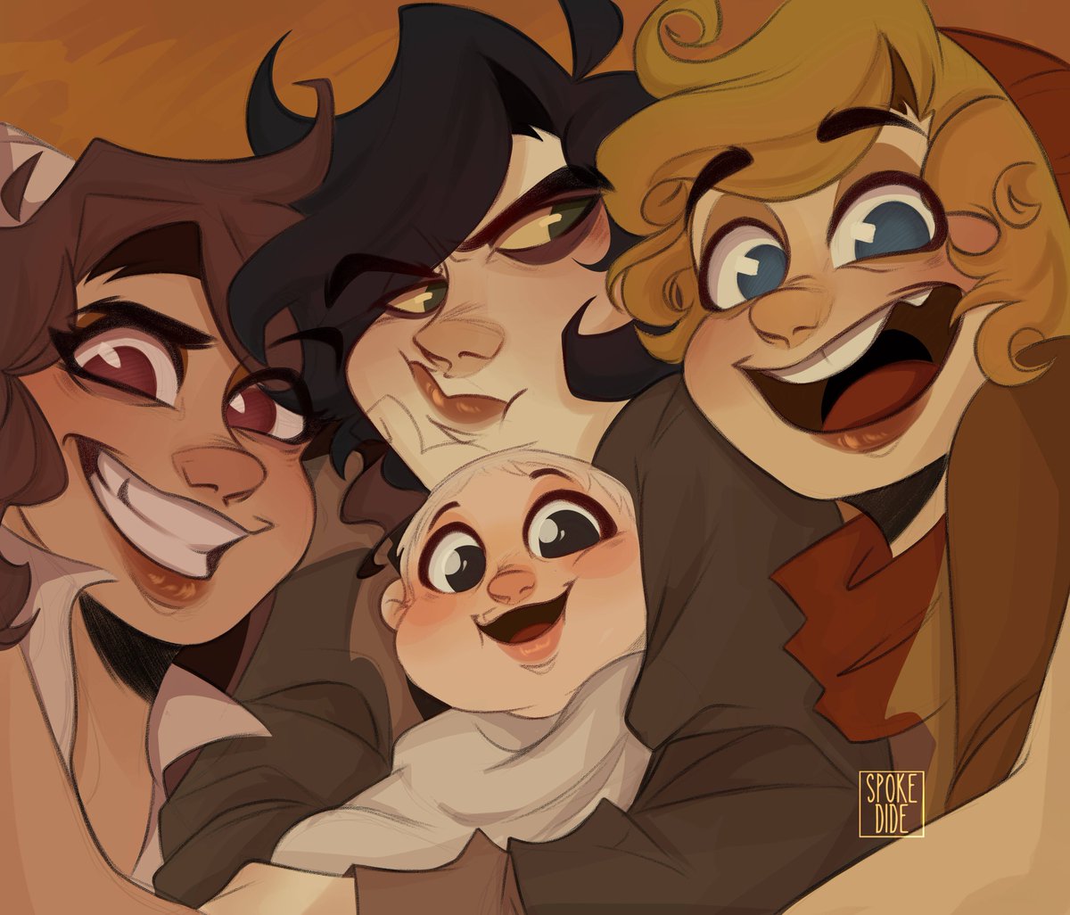 Spokedide's tweet image. I needed to do fanart of them✨

#ramshackle
#Ramshacklefanart