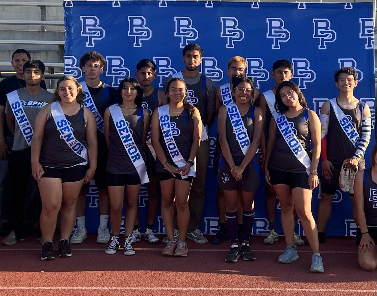 Congrats to our BP Senior Track & Field athletes who participated in their last home meet of the season today. Thank you for all your hard work and dedication to the program and our school. Good Luck the rest of the season and beyond. Once a Brave, always a Brave!🏹🏃🏃‍♀️👍🏼
