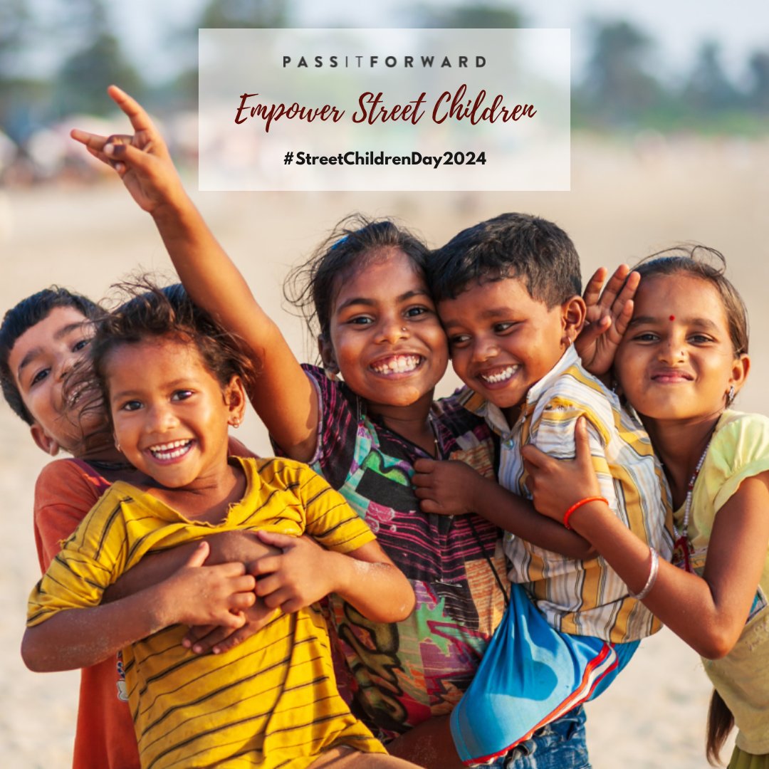April 12 is the International Day for Street Children! Empower street children to have a better future through education. Donate now: tinyurl.com/bnmjxd33!

#PassItForward #InternationalDayForStreetChildren #StreetChildrenDay #streetchildren #education #charity #givenow