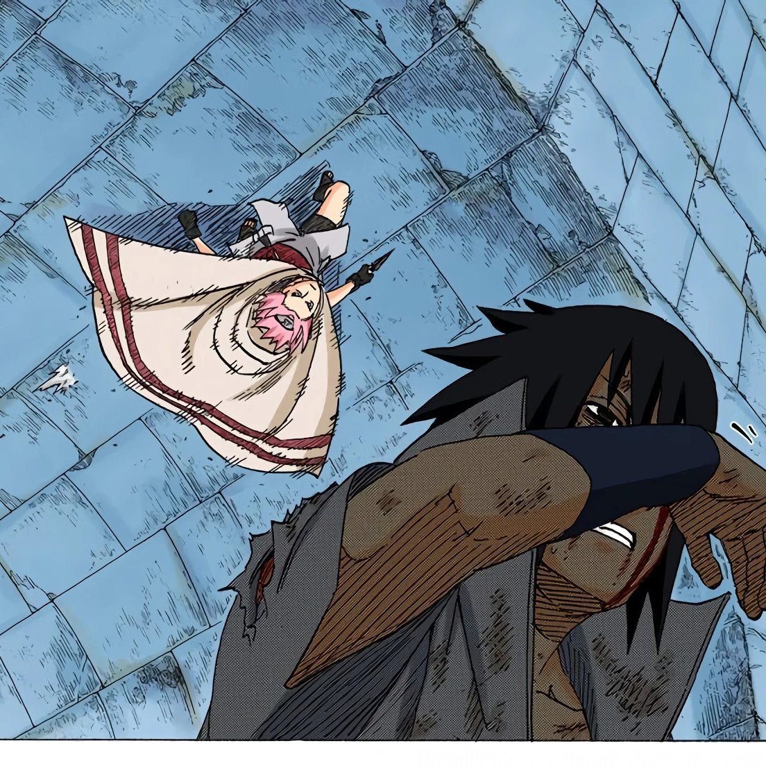 sasuke - [Discussão] Sakura tentando matar o Sasuke no arco da Reunião dos Kages >>> Sakura tentando socar o Sasuke no arco Esconderijo do Orochimaru. GK74-hMXQAA6_JW?format=jpg&name=medium