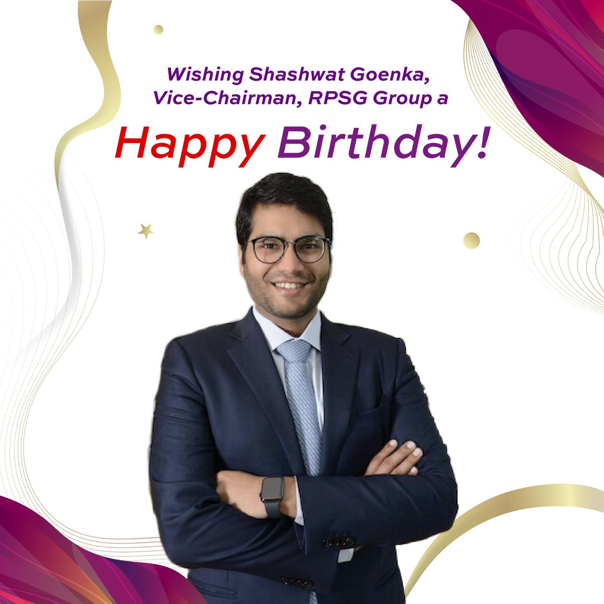 A very happy birthday to our Vice Chairman, Shashwat Goenka. Your relentless pursuit of excellence and innovation continues to inspire and drive us forward. Here’s to charting new horizons together! #BirthdayCelebrations #VisionaryLeadership #BusinessIndia #BusinessExcellence