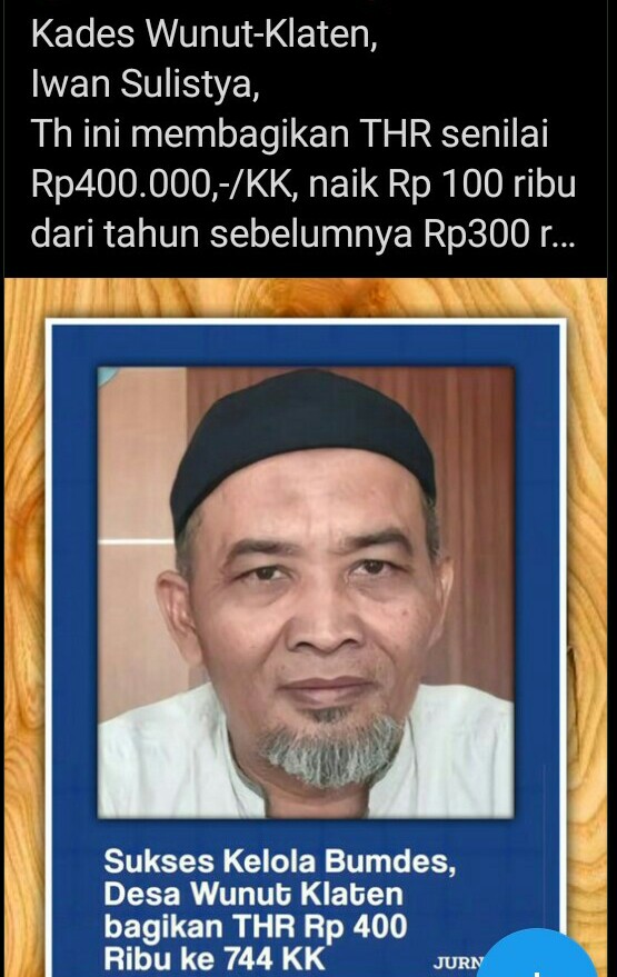 Ini baru Kepala Desa...!! 👍👍👍