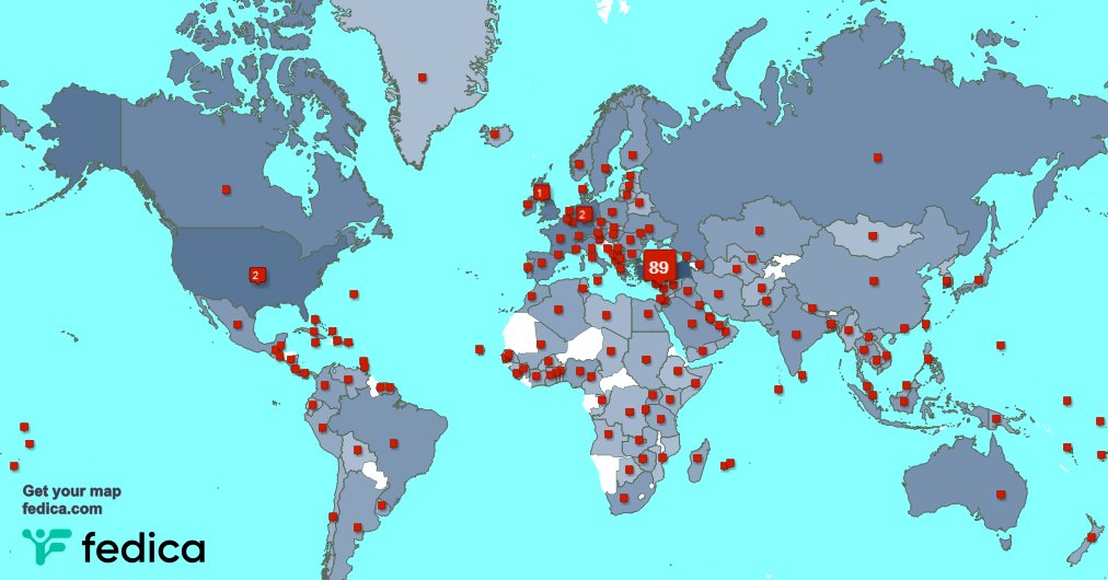 Special thank you to my 773 new followers from Türkiye, USA, UK., and more last week. fedica.com/!bedribaykam