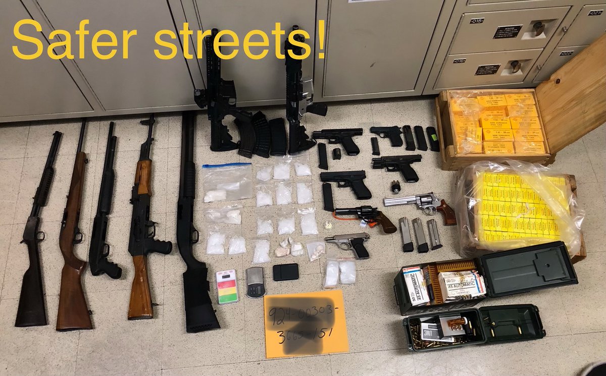 Our agents continue to work around the clock. Overnight, in SoCal, DEA LA Field Division agents executed a search warrant and found distribution qualities of #methamphetamine and #fentanyl, 14 #firearms, including assault-style rifles, & thousands of rounds of ammunition. @DEAHQ