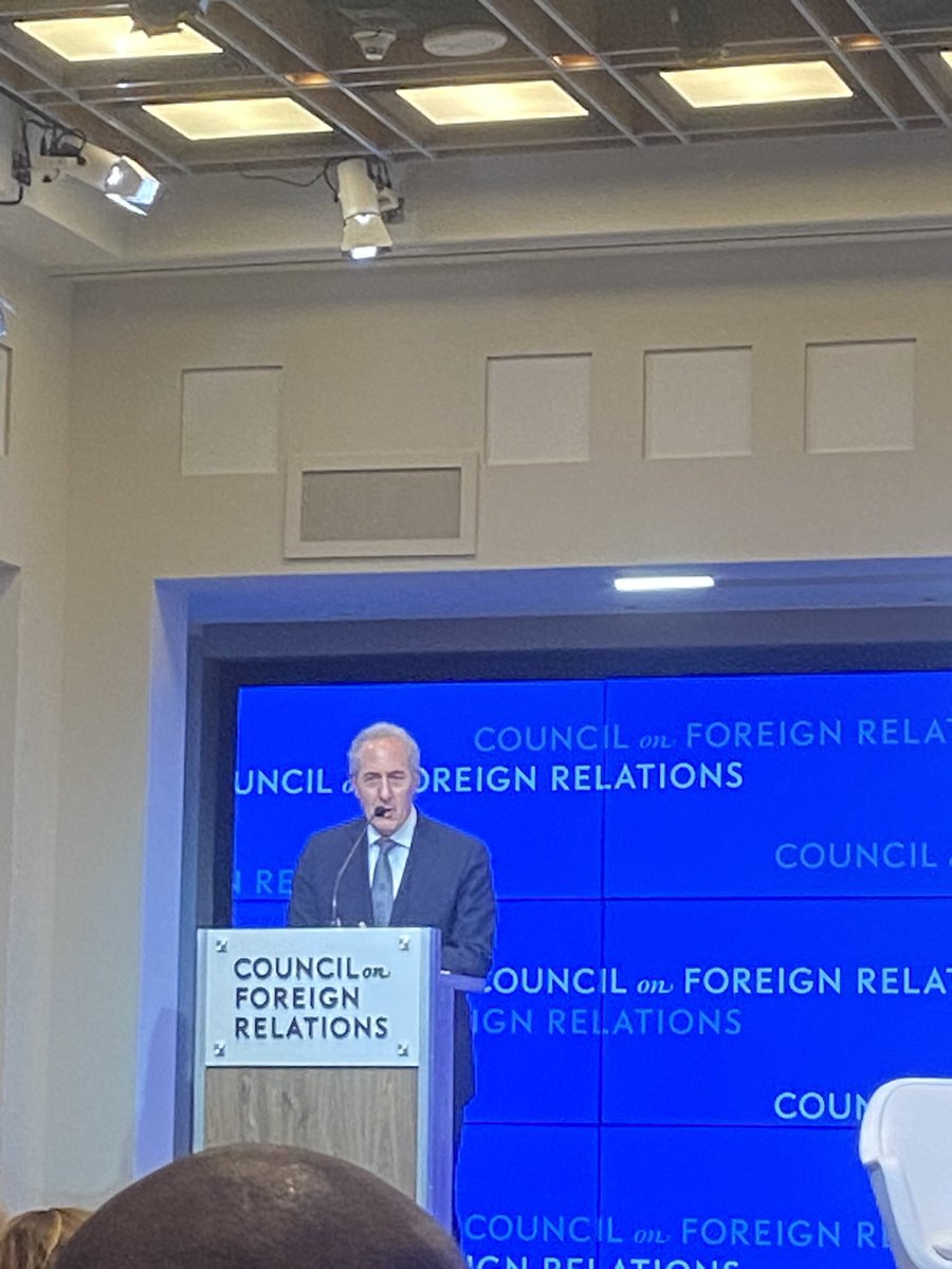 Was great to be back @CFR_org in NYC last week for the Corporate Conference Keynote Session, with a discussion between @intel CEO @PGelsinger and @jonfortt and introductory remarks by CFR President Mike Froman and Centerview Partners Cofounder Blair Effron.