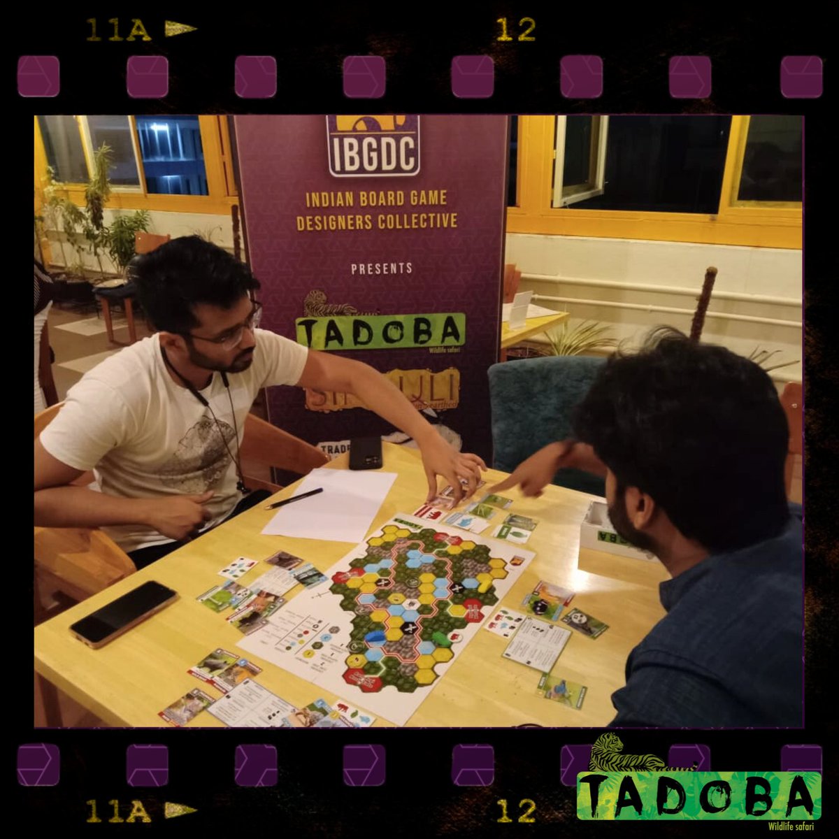 Indiabgdc's tweet photo. 📸Some snaps from the past week of playtesting IBGDC's Print-N-Play board games - Tadoba Wildlife Safari and Sinauli: Unearthed! It was a fun-filled evening, thanks to our hosts @vipo_boardgames 🙏🙏More playtesting updates coming soon! https://t.co/XEZPSCy9eC