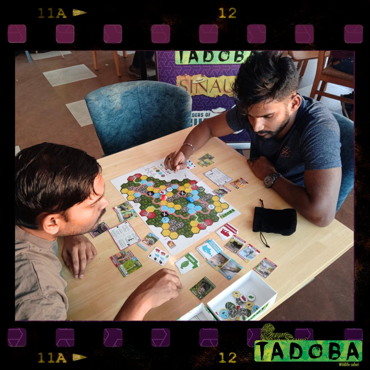 Indiabgdc's tweet photo. 📸Some snaps from the past week of playtesting IBGDC's Print-N-Play board games - Tadoba Wildlife Safari and Sinauli: Unearthed! It was a fun-filled evening, thanks to our hosts @vipo_boardgames 🙏🙏More playtesting updates coming soon! https://t.co/XEZPSCy9eC
