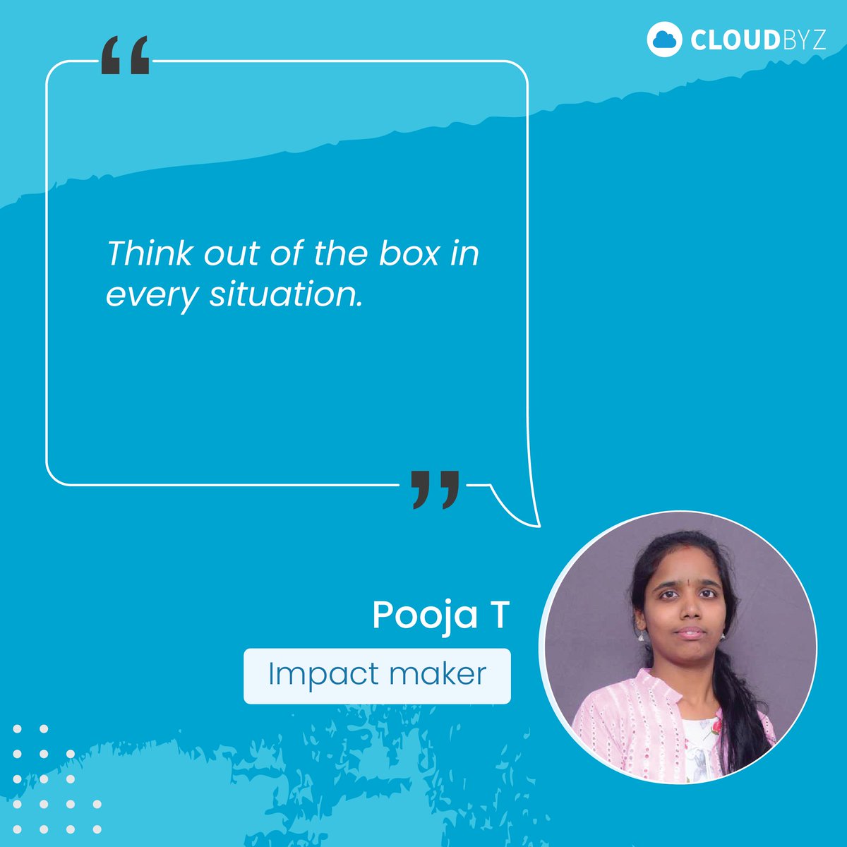 Introducing our #ImpactMaker of the month, Pooja T !!🎉

Pooja showed great #initiative by eagerly volunteering for our early Testsigma training sessions. She has demonstrated #exceptional proficiency in mastering Testsigma, and actively enhancing automation practices!