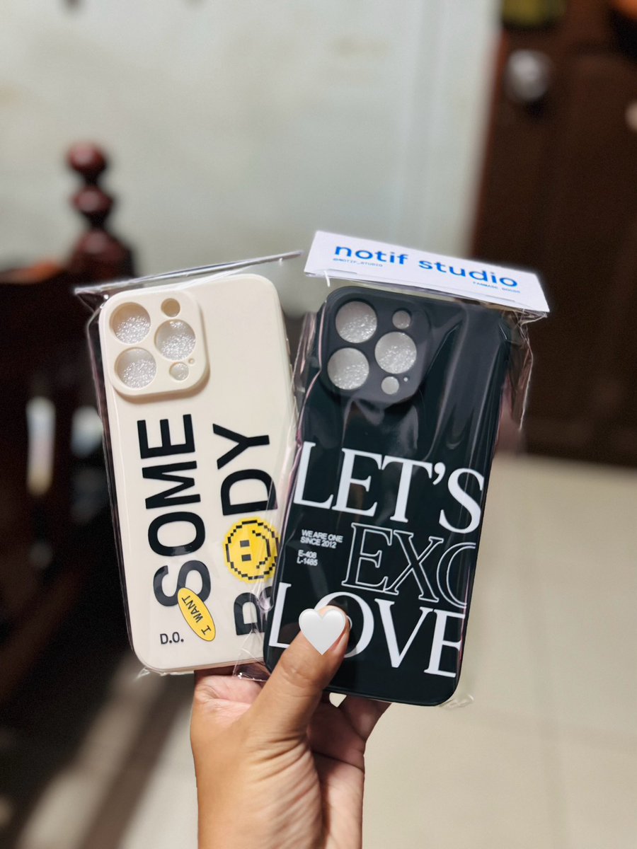 Yey got my new case since nagupgrade me ng phone 🤍 Thank you @notif_studio 🫶