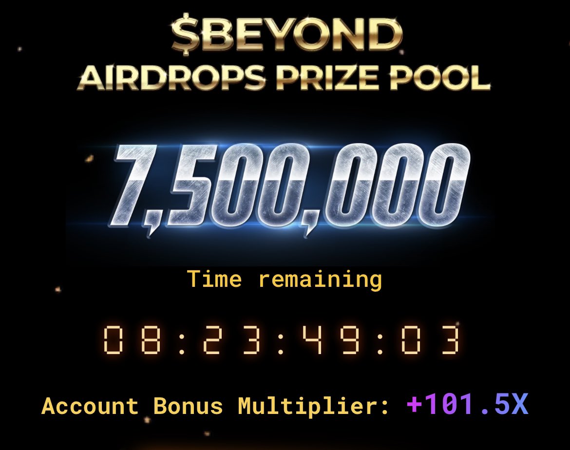 Season 2 of $BEYOND starts now Who’s out here on that grind rn? $PARAM $BUBBLE $MOJO