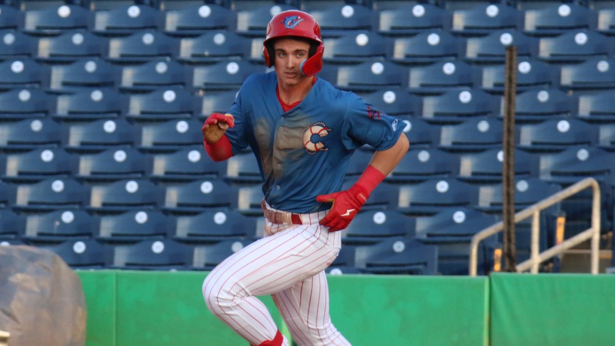 It's five games into his season with the Threshers, so the power was due to show up for Aidan Miller, the #Phillies' No. 3 prospect: atmilb.com/4axn94P