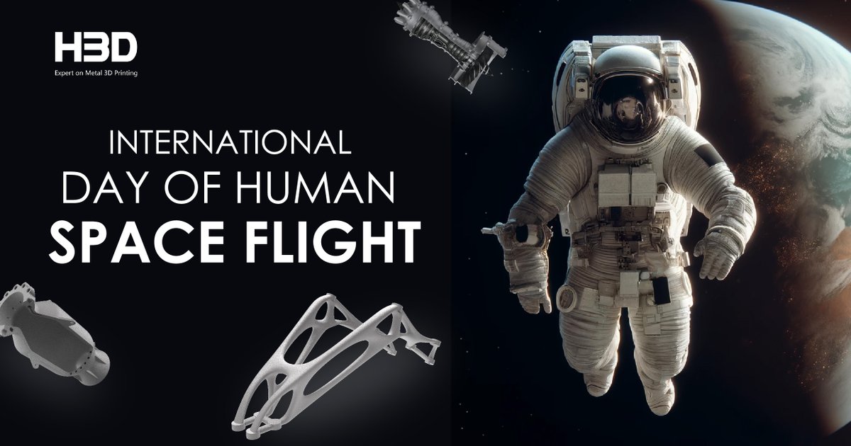 🚀Today marks the 14th International Day of Human Space Flight. As we celebrate this event, let us explore how HBD #metal3dprinting play a role in this field.

🔗 en.hb3dp.com/app1.html

#InternationalDayofHumanSpaceFlight