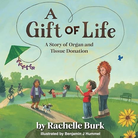 Happy Perfect Picture Book Friday. April is #NationalDonateLifeMonth We're celebrating w/ a very important new book from @Rachelleburk A GIFT OF LIFE: A Story About Organ and Tissue Donation illus by Benjamin J Hummel - please RT to raise awareness viviankirkfield.com/2024/04/12/per…